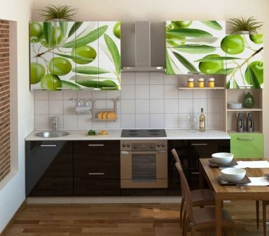 Самоклеющиеся обои для мебели в кухне