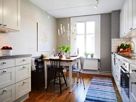 Современные обои для кухни фото